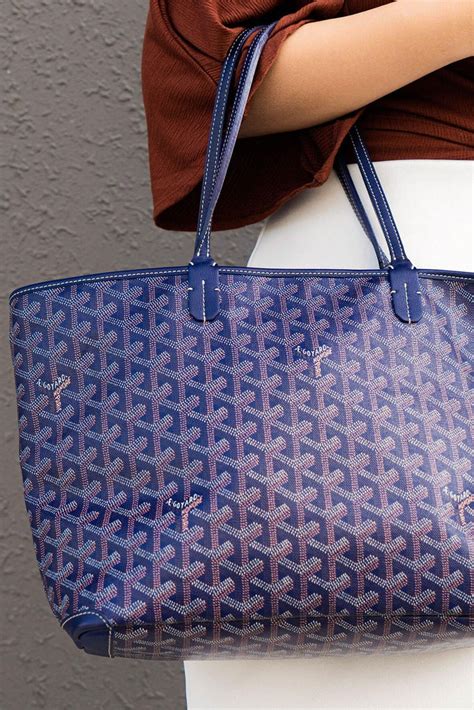 goyard navy artois pm by ann's fabulous finds|Goyard .